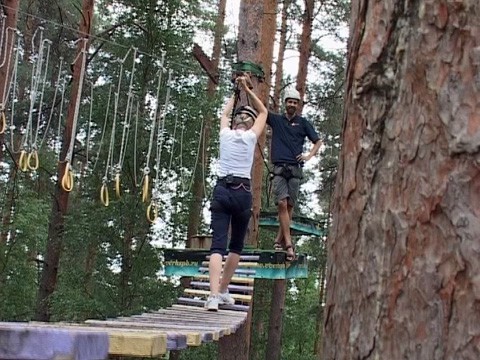 Архыз веревочный городок