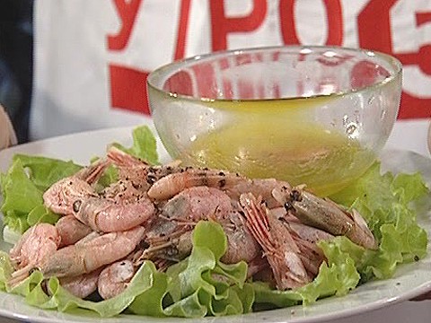 Креветки с соусом Креветки с соусом