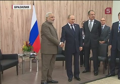 В рамках саммита БРИКС Владимир Путин встретился с Нарендрой Моди