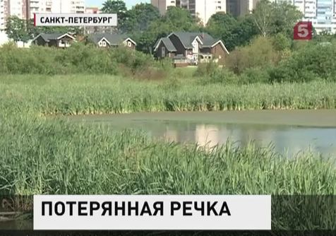 На окраине Петербурга потеряли речку На окраине Петербурга потеряли речку