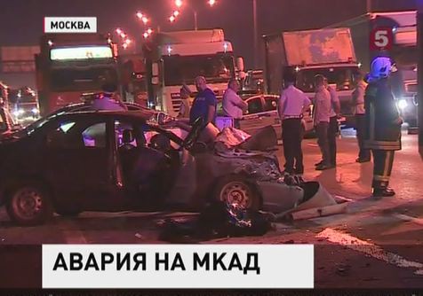 Два человека погибли в результате ДТП на Московской кольцевой автодороге