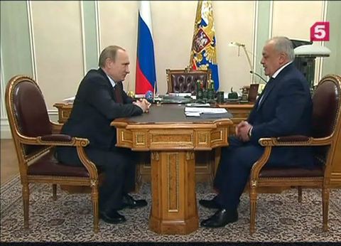 Владимир Путин встретился с главой Северной Осетии Владимир Путин встретился с главой Северной Осетии