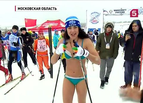 В воскресенье полтора миллиона россиян встали на лыжи