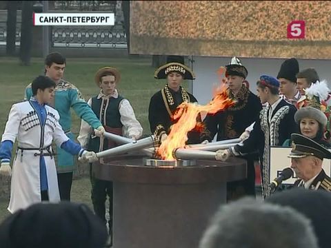Руководители парламентов стран СНГ зажгли огонь содружества в Санкт-Петербурге