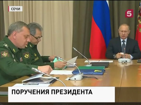 Владимир Путин провел очередное совещание по развитию Вооруженных Сил