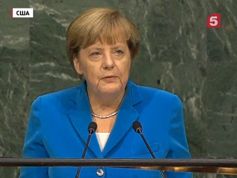 Ангела Меркель в ООН назвала первопричины проблемы вынужденных переселенцев