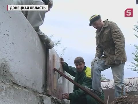 Донбасс восстанавливается после артобстрелов