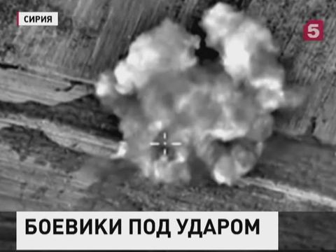 Российская авиация разгромила командный пункт боевиков в Сирии