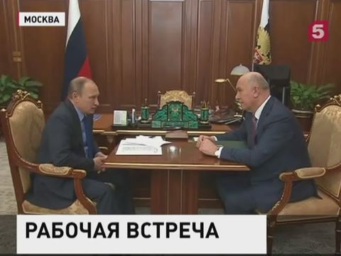 Владимир Путин провёл рабочую встречу с губернатором Самарской области