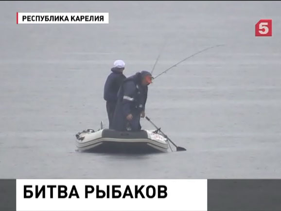 В Карелии рыбалка превратилась в соревнование