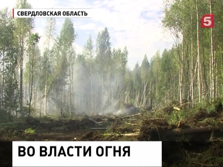 На Среднем Урале горит более 500 гектаров леса
