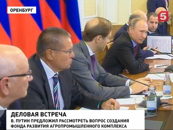 Владимир Путин встретился с представителями деловых кругов Оренбургской области