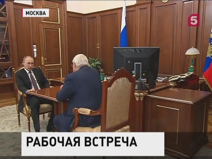 Владимир Путин встртился с губернатором Томской области