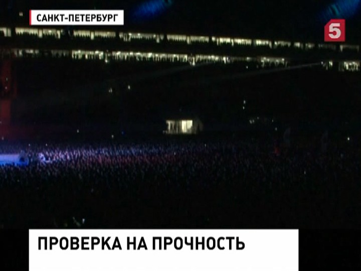 «Зенит-арена» выдержала рок-концерт и 30 тысяч зрителей