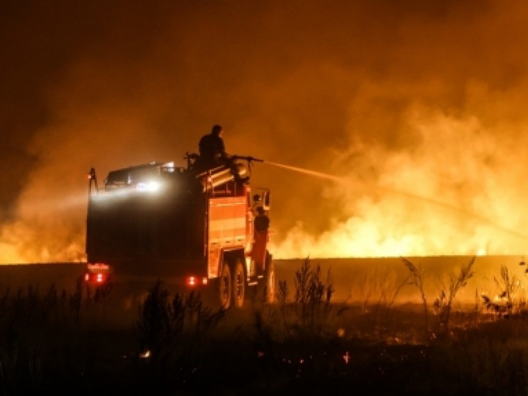 Из-за бушующих степных пожаров эвакуирован детский лагерь под Волгоградом
