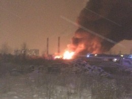 Пожар на складе локомотивного завода в Москве ликвидирован