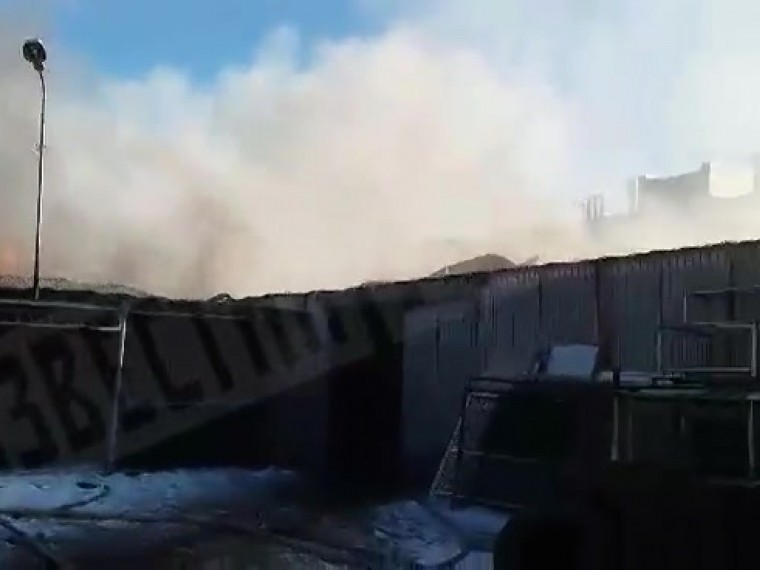 Пожар на территории Пятигорского хлебокомбината локализован