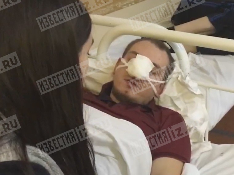 Пятый канал публикует видео из больницы, где лежит пострадавший при стрельбе в Сергиевом Посаде