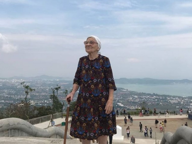 90-летняя путешественница проголосовала на Выборах-2018 в Красноярске