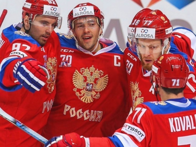 Российские хоккеисты разгромили белорусов со счетом 6:0